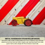 AR011 Metal Handmade Steam Roller Model 